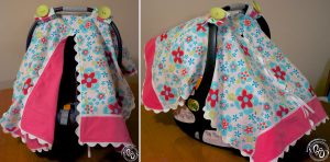 Girl Carseat Canopy