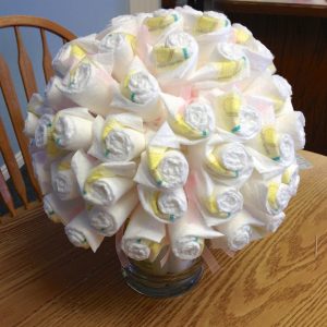 Lift up the foam ball carefully and place in the vase stuffers. Place foam ball back on the vase.