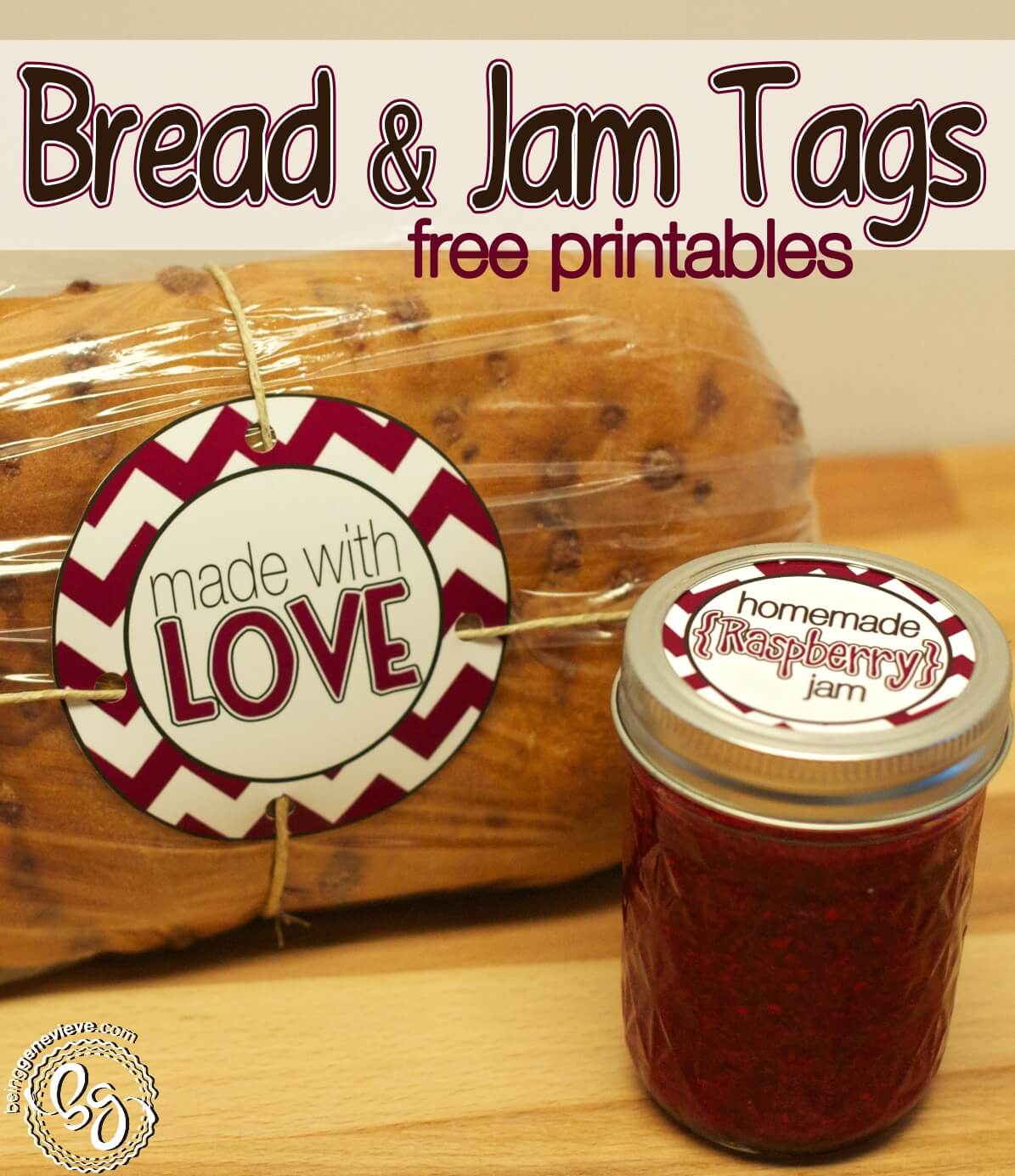 Matching Bread & Jam Tags