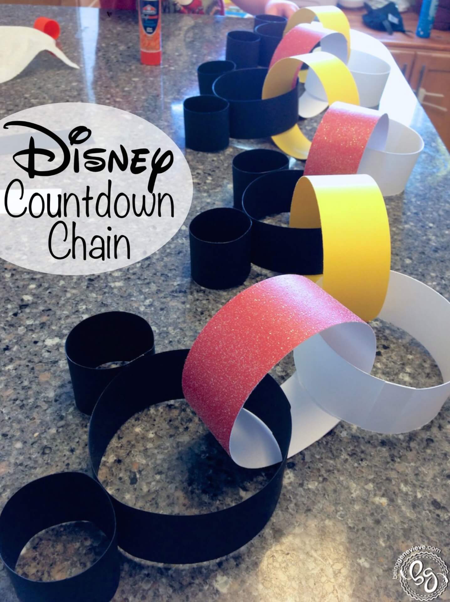 Disney Countdown Chain