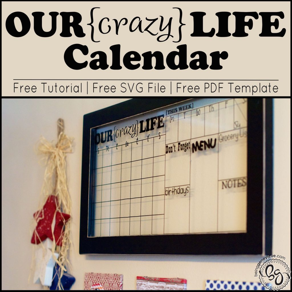 Crazy Life Calendar 