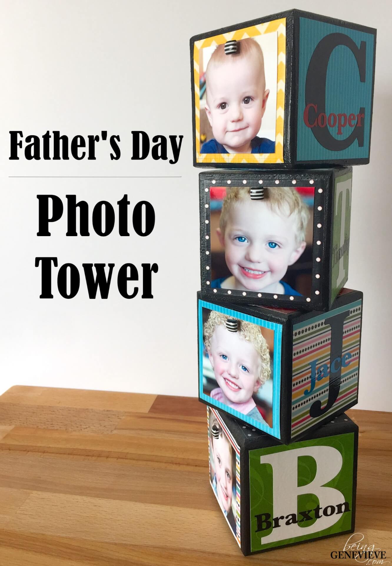 Father’s Day Photo Tower