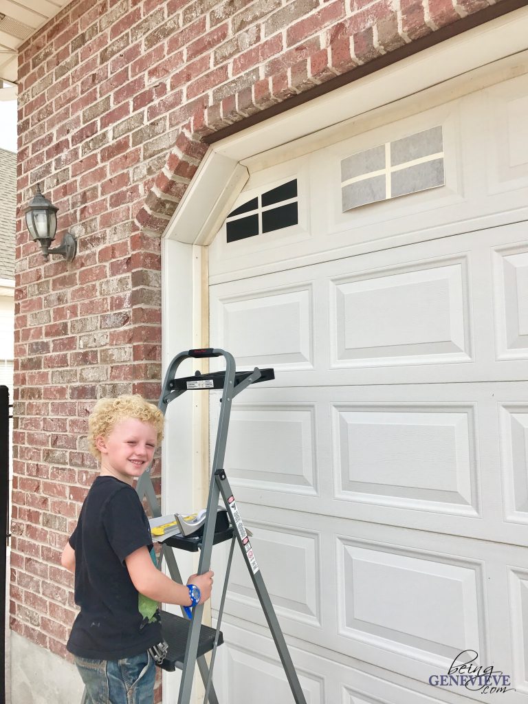 DIY Carriage House Garage Door
