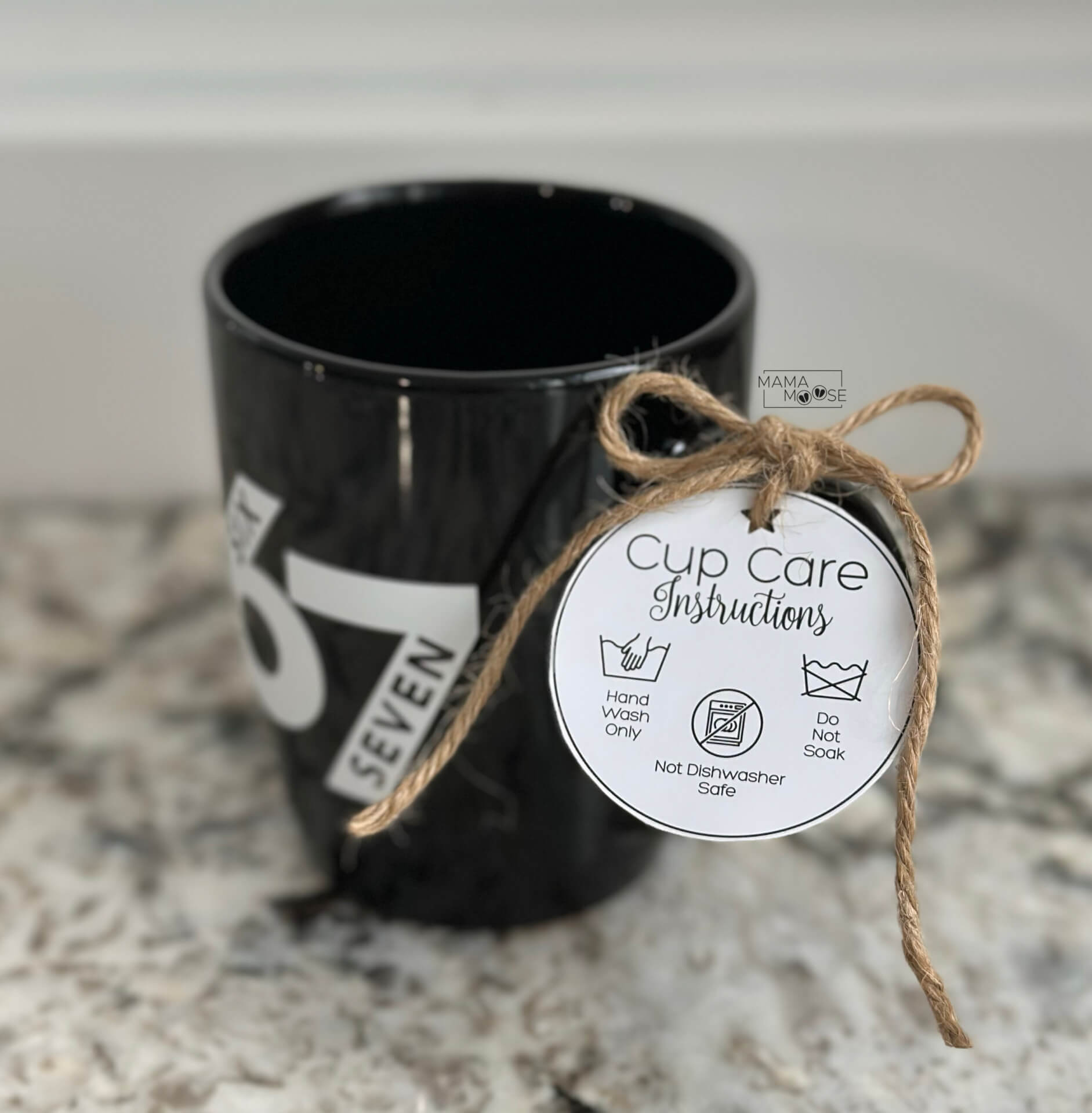 Cup Care Instructions Printable